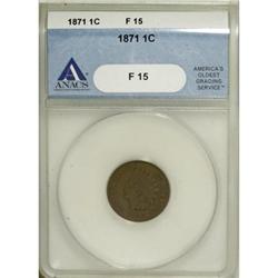 1871 1C F15 ANACS
