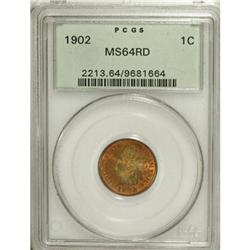 1902 1C Red MS64 PCGS