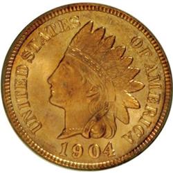 1904 1C Red MS65 NGC
