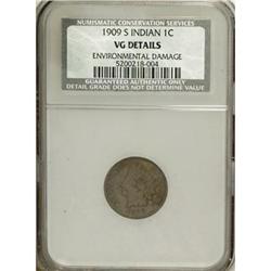 1909-S 1C VG8 CSN