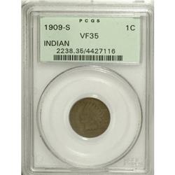 1909-S 1C VF35 PCGS