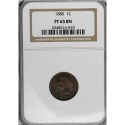 1885 1C Brown PR65 NGC