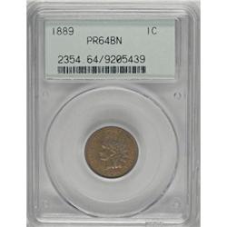 1889 1C Brown PR64 PCGS