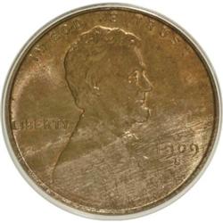 1909-S 1C Red and Brown MS62 ANACS