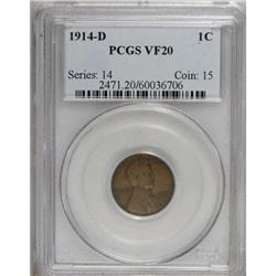 1914-D 1C VF20 PCGS
