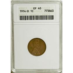 1914-D 1C XF40 ANACS
