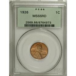 1926 1C Red MS66 PCGS
