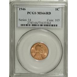 1946 1C Red MS66 PCGS
