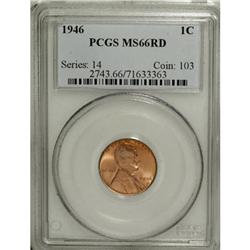 1946 1C Red MS66 PCGS