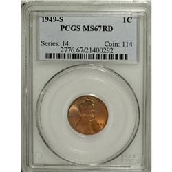1949-S 1C Red MS67 PCGS