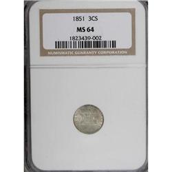 1851 3CS MS64 NGC