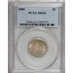 1888 5C MS63 PCGS
