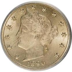 1890 5C MS64 PCGS