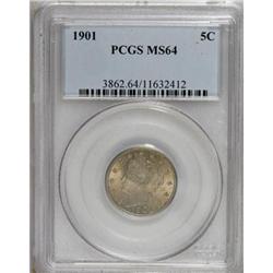 1901 5C MS64 PCGS