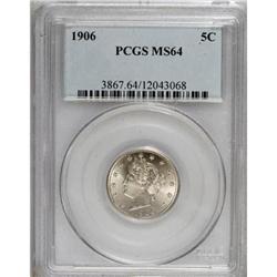 1906 5C MS64 PCGS