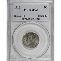 1910 5C MS65 PCGS