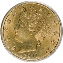 1911 5C MS64 PCGS