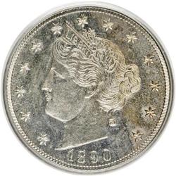 1890 5C PR65 PCGS