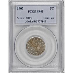 1907 5C PR65 PCGS