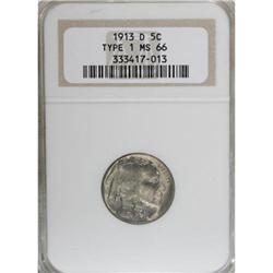 1913-D 5C Type One MS66 NGC