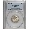 Image 1 : 1913-D 5C Type Two MS64 PCGS
