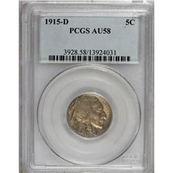 1915-D 5C AU58 PCGS