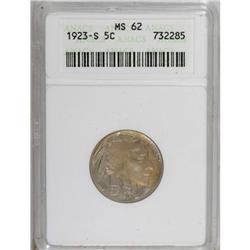 1923-S 5C MS62 ANACS