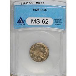 1928-D 5C MS62 ANACS
