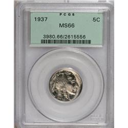 1937 5C MS66 PCGS