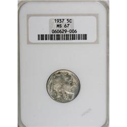 1937 5C MS67 NGC
