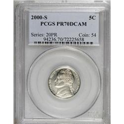 2000-S 5C Deep Cameo PR70 PCGS
