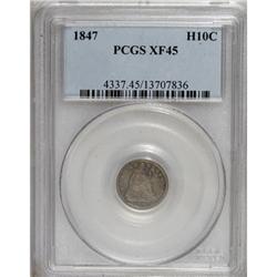 1847 H10C XF45 PCGS