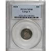 Image 1 : 1834 10C Large 4 XF40 PCGS