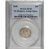 Image 1 : 1838 10C Large Stars XF45 PCGS