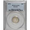 Image 1 : 1874 10C Arrows AU53 PCGS
