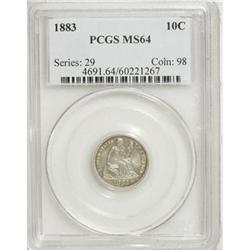 1883 10C MS64 PCGS