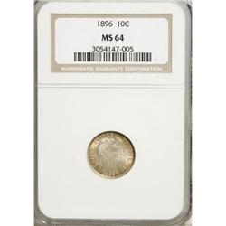 1896 10C MS64 NGC
