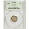 Image 1 : 1898 10C MS64 PCGS