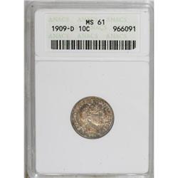 1909-D 10C MS61 ANACS