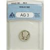 Image 1 : 1916-D 10C AG3 ANACS