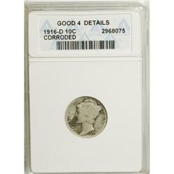 1916-D 10C G4 ANACS