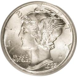 1923 10C Full Bands MS65 PCGS