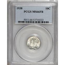 1938 10C Full Bands MS66 PCGS