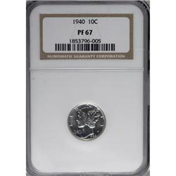 1940 10C PR67 NGC