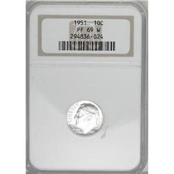 1951 10C PR69 NGC