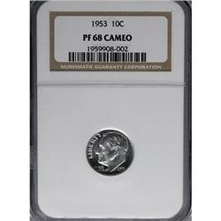 1953 10C Cameo PR68 NGC