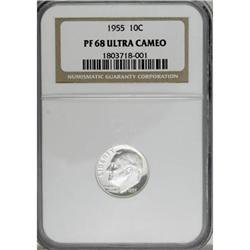 1955 10C Deep Cameo PR68 NGC