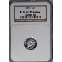 1956 10C Deep Cameo PR67 NGC