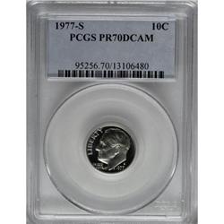 1977-S 10C Deep Cameo PR70 PCGS