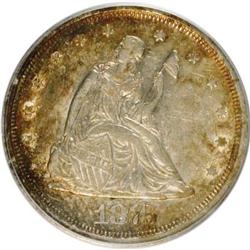 1875-S 20C AU55 PCGS